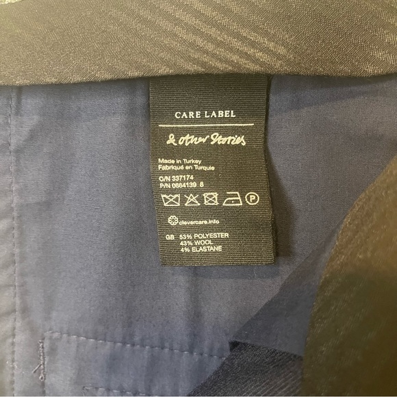 & Other Stories Wide Racer Striped Trousers - Picture 10 of 13